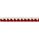 139000-3060 REMATE LANA ABBAS 20 MM. POLIESTER 100% MARFIL/GRANATE Venta en piezas de 26.00 M