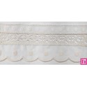 145741-003 PUNTILLA BATISTA+BOLILLO IZEL 70 MM. POLIESTER 50%-ALGODON 50% BEIG Venta en piezas de 13.80 M