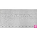 145743-000 PUNTILLA BATISTA+BOLILLO HELIAN 70 MM. POLIESTER 50%-ALGODON 50% BLANCO Venta en piezas de 13.80 M