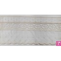 145743-003 PUNTILLA BATISTA+BOLILLO HELIAN 70 MM. POLIESTER 50%-ALGODON 50% BEIG Venta en piezas de 13.80 M