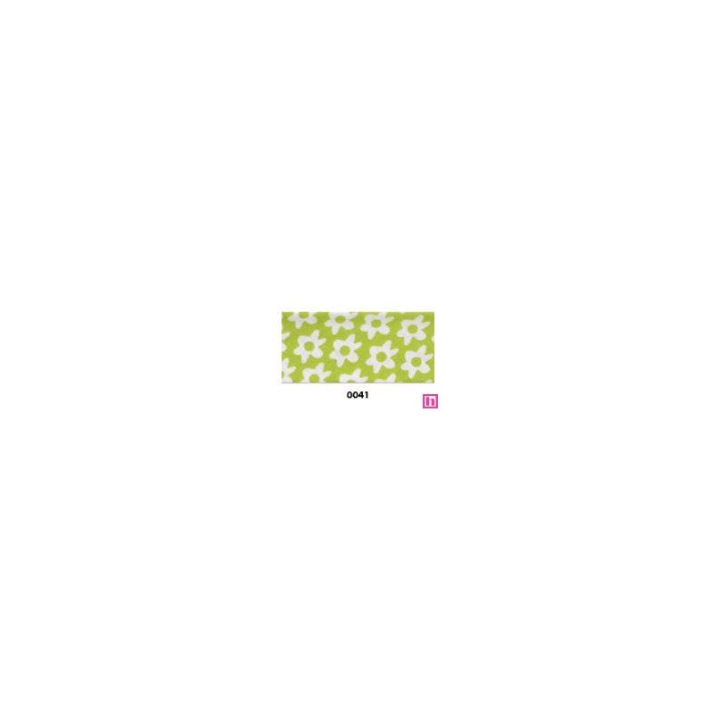 31024-25-0041 BIES PERFILADO ESTAMPADO XOLA 25 MM ALGODON 100% PISTACHO Venta en piezas de 20.00 M