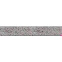 3287-18-01 BIES PERFILADO ZEITA-FLORAL 18 MM. POLIESTER 70%-ALGODON 30% BLANCO/ROSA Venta en piezas de 25.00 M
