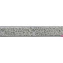 3287-18-02 BIES PERFILADO ZEITA-FLORAL 18 MM. POLIESTER 70%-ALGODON 30% BLANCO/CELESTE Venta en piezas de 25.00 M