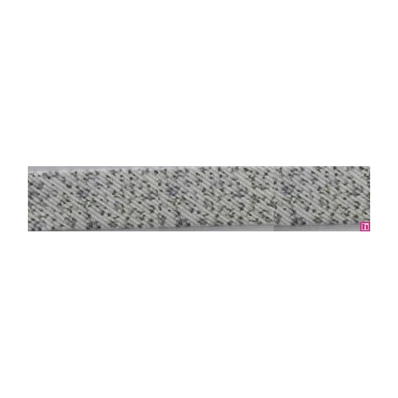 3287-18-03 BIES PERFILADO ZEITA-FLORAL 18 MM. POLIESTER 70%-ALGODON 30% BLANCO/LILA Venta en piezas de 25.00 M