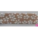 3311-18-03 BIES PERFILADO EILEN-FLOR 18 MM. POLIESTER 70%-ALGODON 30% CAMEL Venta en piezas de 25.00 M