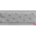 3312-18-02 BIES PERFILADO BELMIRO-ESTRELLA 18 MM. POLIESTER 70%-ALGODON 30% BLANCO/CELESTE Venta en piezas de 25.00 M