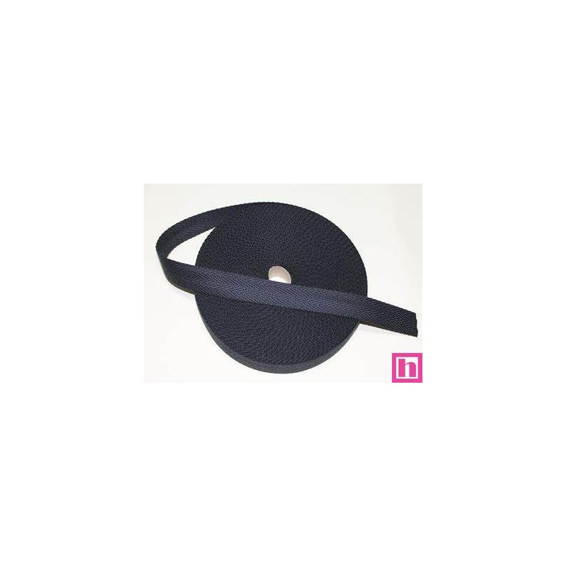 392-15-12 CINTA ESPIGA 15 MM. ALGODON 100% NEGRO Venta en piezas de 100.00 M