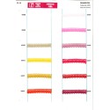 43469 PUNTILLA NYLON FRAMBUESA 10 MM. POLIAMIDA 100% MARFIL Venta en piezas de 50.00 M
