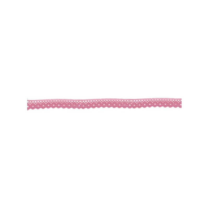 43476 PUNTILLA NYLON FRAMBUESA 10 MM. POLIAMIDA 100% MAQUILLAJE Venta en piezas de 50.00 M