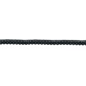 43491 PUNTILLA NYLON FRAMBUESA 10 MM. POLIAMIDA 100% NEGRO Venta en piezas de 50.00 M