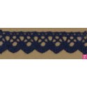 58192 PUNTILLA BOLILLO AMAYA 10 MM. ALGODON 100% MARINO Venta en piezas de 25.00 M