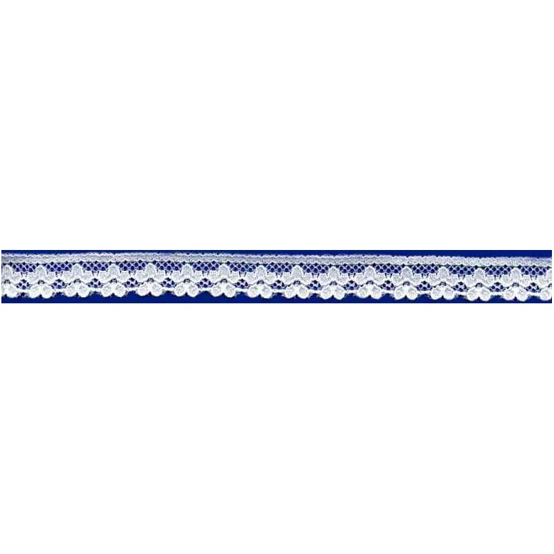 58563 ZARINA PUNTILLA NYLON 10 MM. POLIAMIDA 100% BLANCO Venta en piezas de 20.00 M