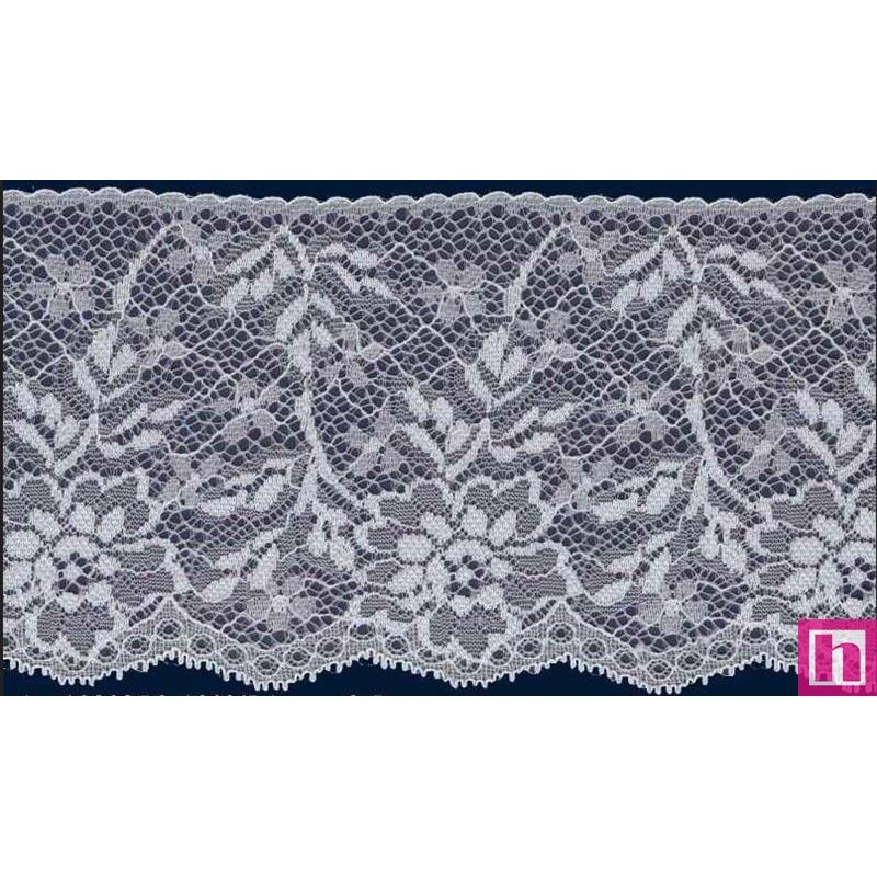 58577 TITANIA PUNTILLA NYLON 90 MM. POLIAMIDA 100% BLANCO Venta en piezas de 20.00 M