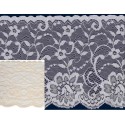 58584 FLORA PUNTILLA NYLON 110 MM. POLIAMIDA 100% MARFIL Venta en piezas de 20.00 M