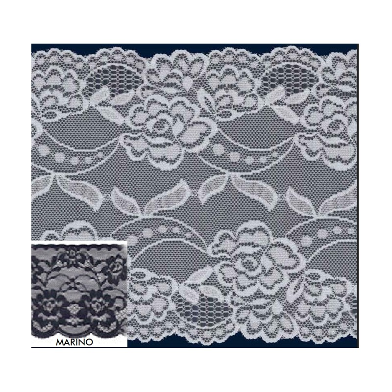 59580 GALON NYLON ELASTICO FARIHA 160 MM. POLIAMIDA 100% MARINO Venta en piezas de 20.00 M