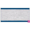 606031-30-01 CINTA JACQUARD MINOS 30 MM. POLIESTER 100% BLANCO/PLATA Venta en piezas de 10.00 M