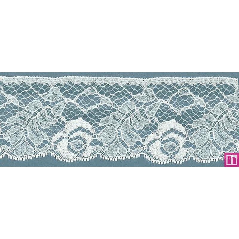 64328 PUNTILLA NYLON CIRO 50 MM. POLIAMIDA 100% MARFIL Venta en piezas de 20.00 M