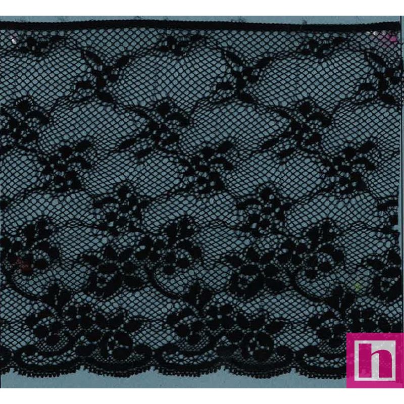 64335 PUNTILLA NYLON ESKO 135 MM. POLIAMIDA 100% NEGRO Venta en piezas de 20.00 M