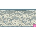 64358 PUNTILLA VALENCIE LAURATO 65 MM. ALGODON 92%-POLIAMIDA 8% BEIG Venta en piezas de 20.00 M