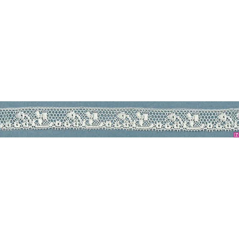 64360 PUNTILLA VALENCIE KAMAL 10 MM. ALGODON 92%-POLIAMIDA 8% BEIG Venta en piezas de 20.00 M