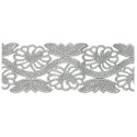 654716-101 PUNTILLA GUIPUR FANTASIA ISIS 60 MM. POLIESTER 100% PLATA Venta en piezas de 9.10 M