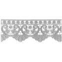654719-101 PUNTILLA GUIPUR FANTASIA MAXWELL 60 MM. POLIESTER 100% PLATA Venta en piezas de 9.10 M