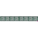 655364-13 CINTA JACQUARD TAFAR 25 MM. POLIESTER 100% VERDE Venta en piezas de 7.00 M