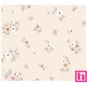 67045 DOBLE GASA ESTAMPADA THELMA (02) 135 CM. 128 GR/M2. ALGODON 100% MARFIL Venta en piezas de 6.00 M