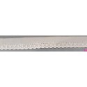 67144 REMATE BATISTA DAILA 9 MM. ALGODON 100% BLANCO Venta en piezas de 13.80 M