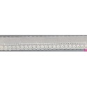 67145 REMATE BATISTA DAILA 12 MM. ALGODON 100% BLANCO Venta en piezas de 13.80 M