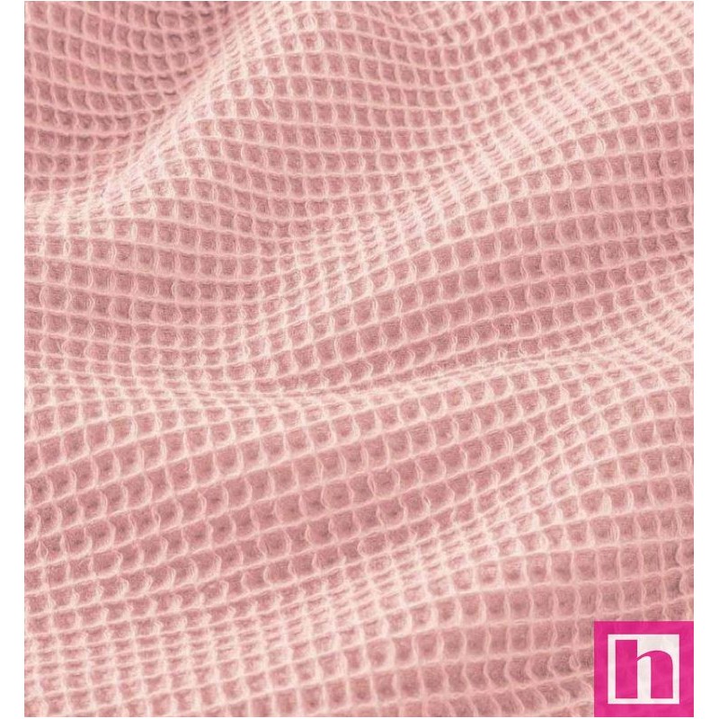 67211 NIDO DE ABEJA CARLO (02) 150 CM. 230 GR/M2. ALGODON 100% ROSA CHICLE Venta en piezas de 7.00 M