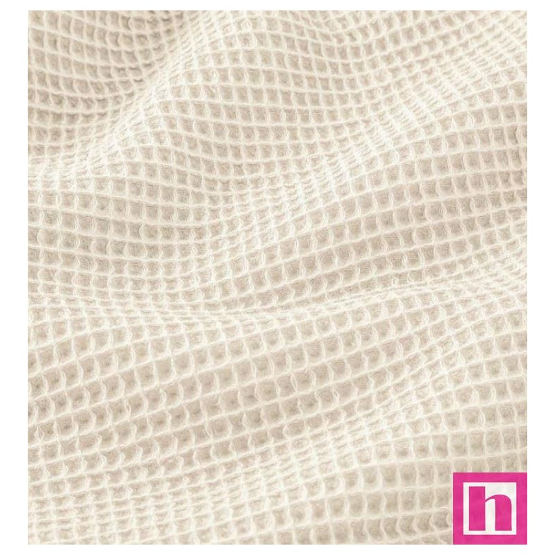 67217 NIDO DE ABEJA CARLO (08) 150 CM. 230 GR/M2. ALGODON 100% CREMA Venta en piezas de 7.00 M