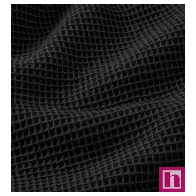 67233 NIDO DE ABEJA CARLO (24) 150 CM. 230 GR/M2. ALGODON 100% NEGRO Venta en piezas de 7.00 M