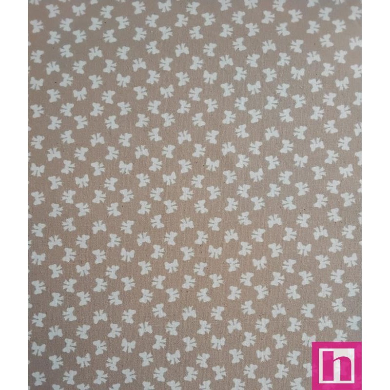 67378 TEJIDO ESTAMPADO SESAMO (81) 150 CM. 145 GR/M2. ALGODON 100% BEIG/NATURAL Venta en piezas de 10.00 M