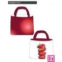 67429 TOTE BAGS FRESA - REVERSIBLE Y REPELENTE AL AGUA (09) 45X50 CMS. POLIESTER 100% BLANCO/ROJO Venta en piezas de 1.00 U