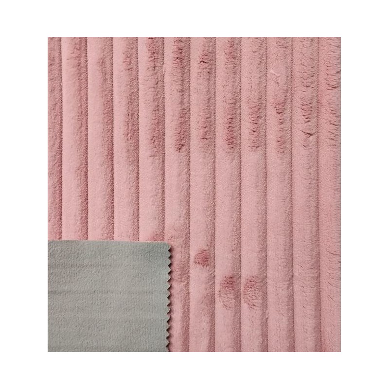 67687 PELO FORRADO HANNIBAL (03) 150 CM. 520 GR/M2 POLIESTER 100% ROSA Venta en piezas de 7.00 M