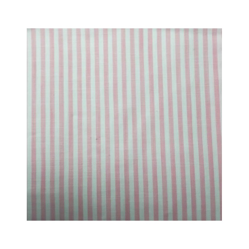 67807 TEJIDO TRAMADO TREVISO (05) 1.50 M. 110 GR/M2. ALGODON 100% BLANCO/ROSA Venta en piezas de 6.00 M