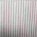 67807 TEJIDO TRAMADO TREVISO (05) 1.50 M. 110 GR/M2. ALGODON 100% BLANCO/ROSA Venta en piezas de 6.00 M