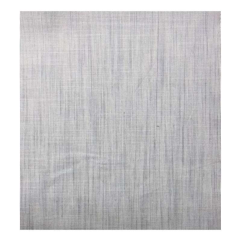 67809 TEJIDO TRAMADO TREVISO (07) 1.50 M. 110 GR/M2. ALGODON 100% BLANCO/AZUL Venta en piezas de 6.00 M