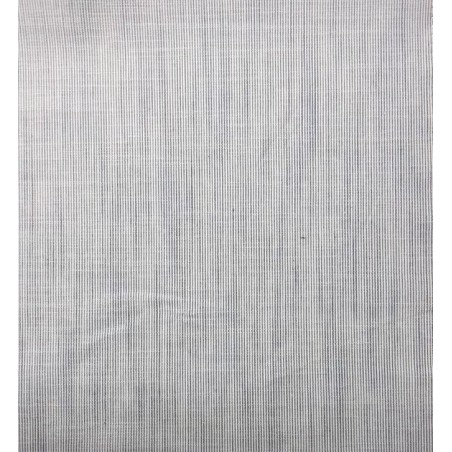 67809 TEJIDO TRAMADO TREVISO (07) 1.50 M. 110 GR/M2. ALGODON 100% BLANCO/AZUL Venta en piezas de 6.00 M