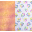 67990 ACOLCHADO ESTAMPADO ESTRAGON (01) 130 CM. 340 GR/M2. ALGODON 100% BLANCO/AMARILLO Venta en piezas de 5.00 M
