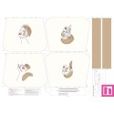 68133 TOTE BAGS ROSTRO - REVERSIBLE Y REPELENTE AL AGUA (24) 45X50 CMS. POLIESTER 100% BLANCO Venta en piezas de 1.00 U