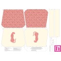 68143 TOTE BAGS LEOPARDO ROSA - REVERSIBLE Y REPELENTE AL AGUA (34) 45X50 CMS. POLIESTER 100% ROSA Venta en piezas de 1.00 U