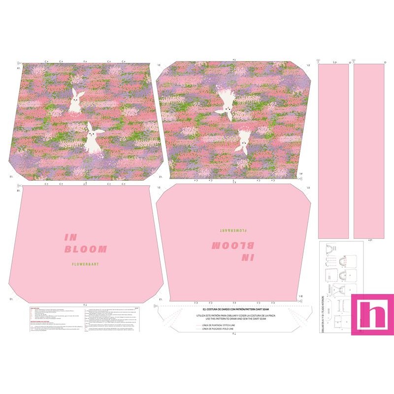 68144 TOTE BAGS PASCUA - REVERSIBLE Y REPELENTE AL AGUA (35) 45X50 CMS. POLIESTER 100% ROSA Venta en piezas de 1.00 U
