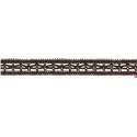 727387-0025 ENTREDOS BOLILLO NIARA 23 MM. POLIESTER 100% MARRON Venta en piezas de 25.00 M