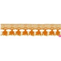 727388-008 FLECO BOLILLO SHAIRA 30 MM. POLIESTER 100% NARANJA Venta en piezas de 25.00 M