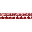 727388-009 FLECO BOLILLO SHAIRA 30 MM. POLIESTER 100% ROJO Venta en piezas de 25.00 M