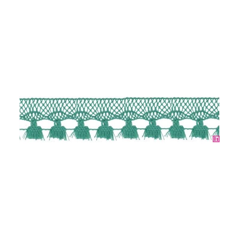 727388-013 FLECO BOLILLO SHAIRA 30 MM. POLIESTER 100% AGUA Venta en piezas de 25.00 M