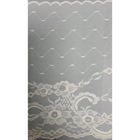 8233-003 PUNTILLA NYLON FERIT 230 MM. POLIESTER 100% MARFIL Venta en piezas de 25.00 M