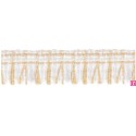 901034-03 FLECO FANTASIA JASIRA 45 MM. POLIESTER 100% NATURAL/BEIG Venta en piezas de 10.00 M